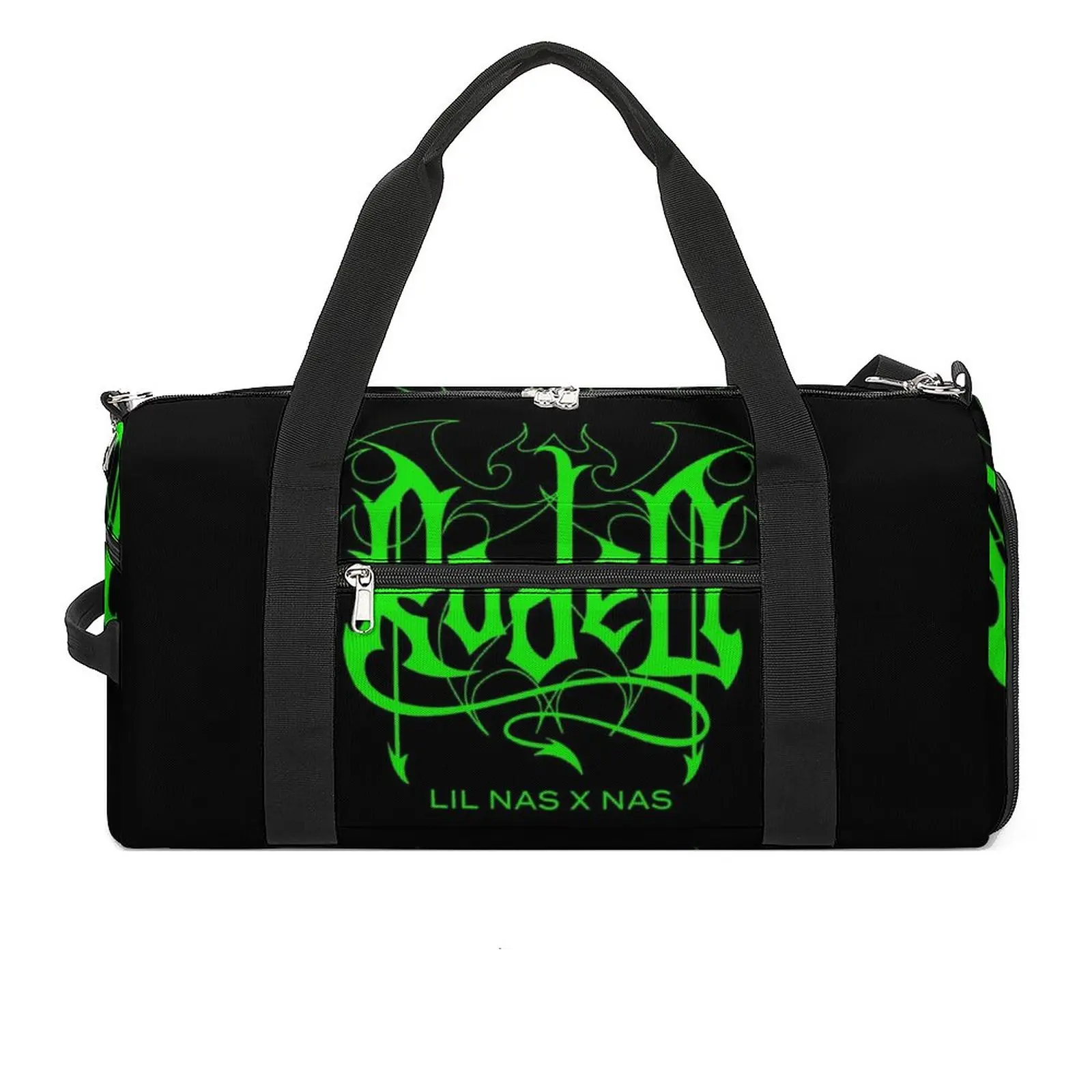 Gym Bag Lil Nas X Rodeo Sports Bag Gym Accessories Album Word Green Music Cool Outdoor Print Handbag Travel Training Fitness Bag