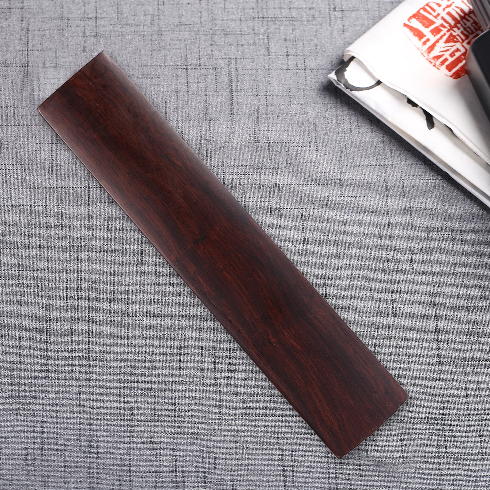 

Wooden Paperweight Rectangular Shape Fine Craftsmanship Smooth Surface Durable Natural Wood Material Calligraphy Practice Tool