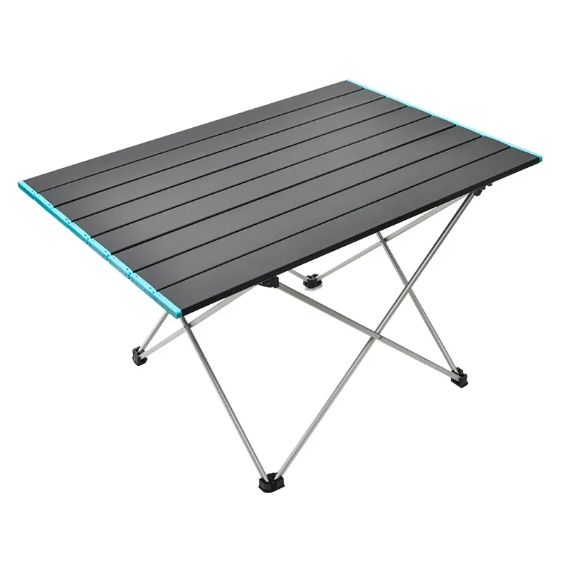 Portable Aluminum Alloy Table Outdoor Furniture Foldable Folding Camping Hiking Desk Traveling Outdoor Picnic Table Furniture