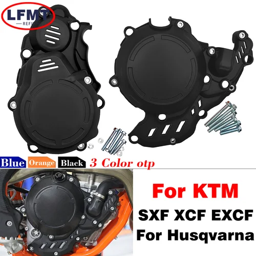 Cubierta protectora de embrague de encendido, Protector para KTM, EXCF, SXF, XCF, XCFW, 250, 350, FREERIDE, 4T, EXC-F, SX-F, XC-F, Husqvarna, FC, FE, FX