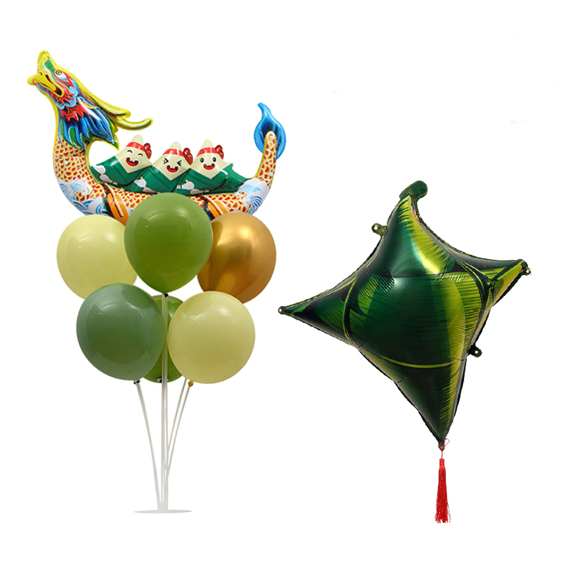 

Лодка рисовые клецки алюминиевая пленка воздушные шары для украшения вечеринки украшение магазина дракон лодка фестиваль поставки