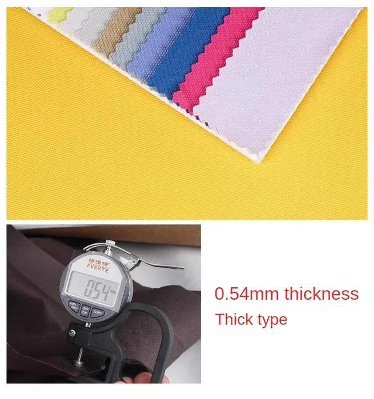 900D Encrypted Oxford Waterproof Fabric Thickened By The Yard for Outdoor Tents Rainshed  Bags Sewing Cloth Rainproof Plain Blue