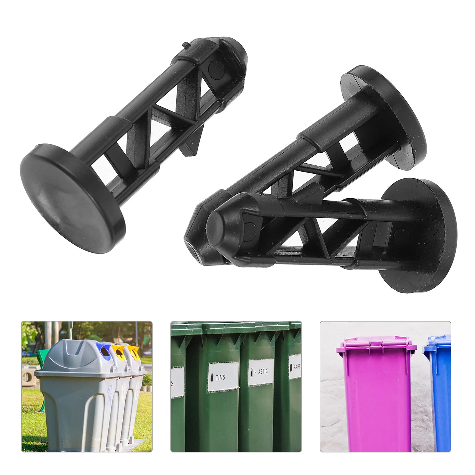 10 Pcs Trash Can Latch Plug Lid Pin Outdoor Supplies Dust Bin Cover Plugs Dustbin Link Bolts Plastic Practical Trashcan