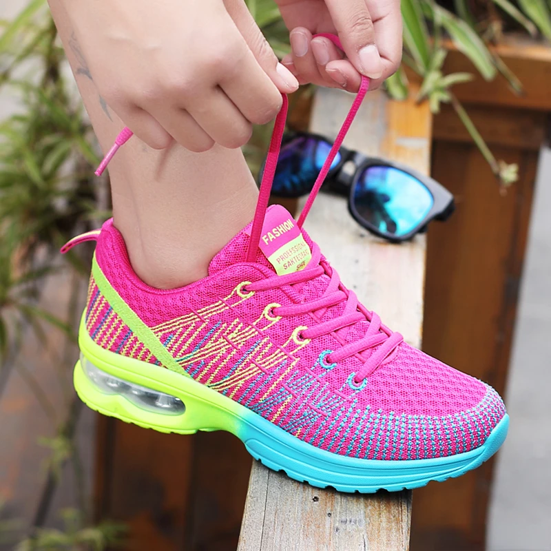 Women Outdoor Running Sneakers High Quality Breathable Anti Slip Casual Athletic Walking Sports Shoes