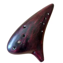 12 Holes Ocarina BC Retro Ceramics Bass C Key Ocarina Tao Xun Nordic Instruments Leaves Repair Tuba Musical Instruments