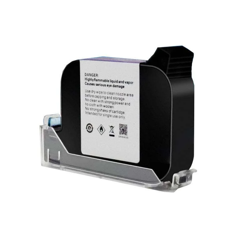 

Handheld Inkjet Printer Ink Cartridge with High Date Printing Adhesion Black Quick Drying Printer Ink Cartridge