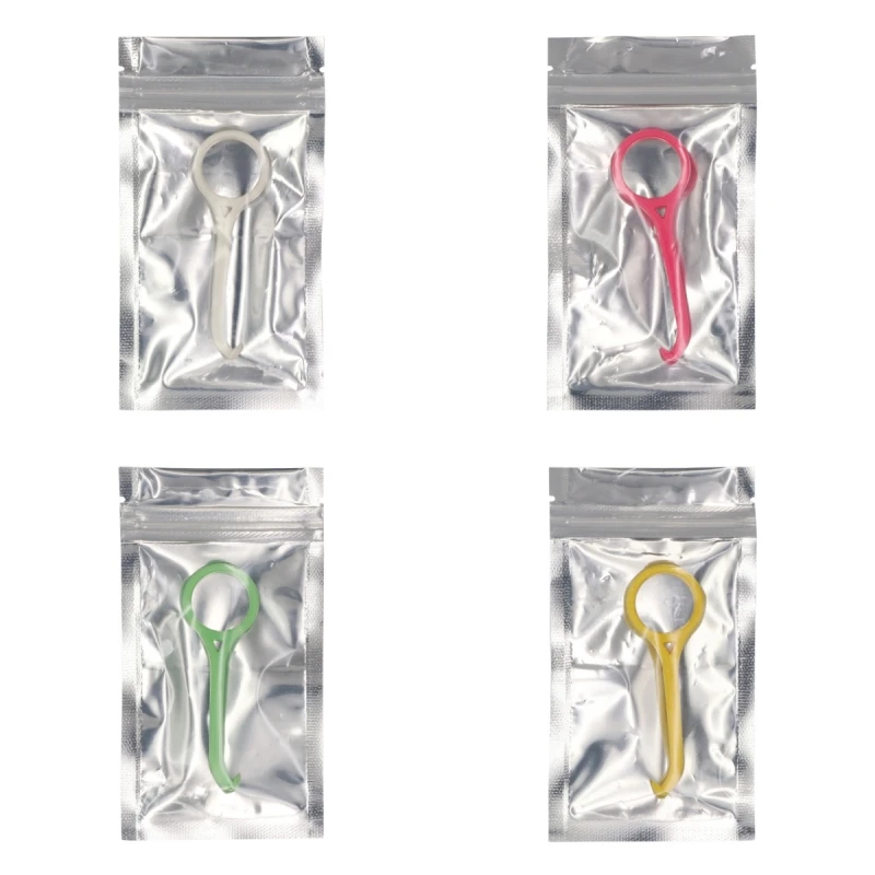 50pcs Orthodontic Aligner Remove Hook Disposable Invisible Braces Extractor Tooth Socket Removal Tool Braces Clear Oral Care