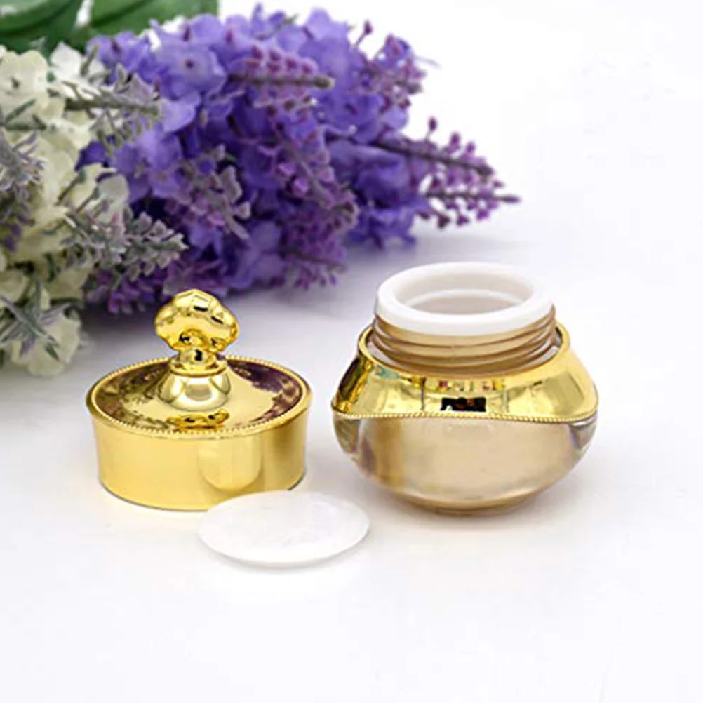 

3pcs Face Cream Jars 5G Travel Size Leak Proof Containers For Eyeshadow Powder Blush Lipstick Nail Polish Storage
