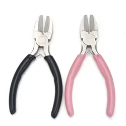 Double Nylon Jaw Pliers Jewelry Plier Flat Nose Pliers Wire Straightentener Craft and Jewelry Tool Kit for Jewelry Making