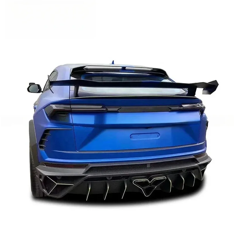 MSY Style Carbon Fiber Single Deck High Tail Rear Spoiler Trunk Wing