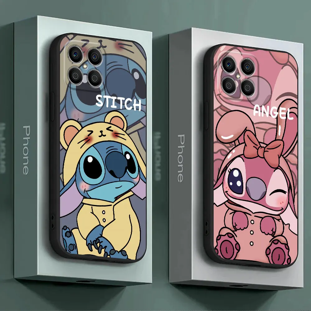 Cover Shockproof Silicone Lovers Lovely Stitch Case for Honor X9a 5G 90 Lite Magic4 Magic5 Pro 50 70 X8a 4G 20 Lite X8 8X X7