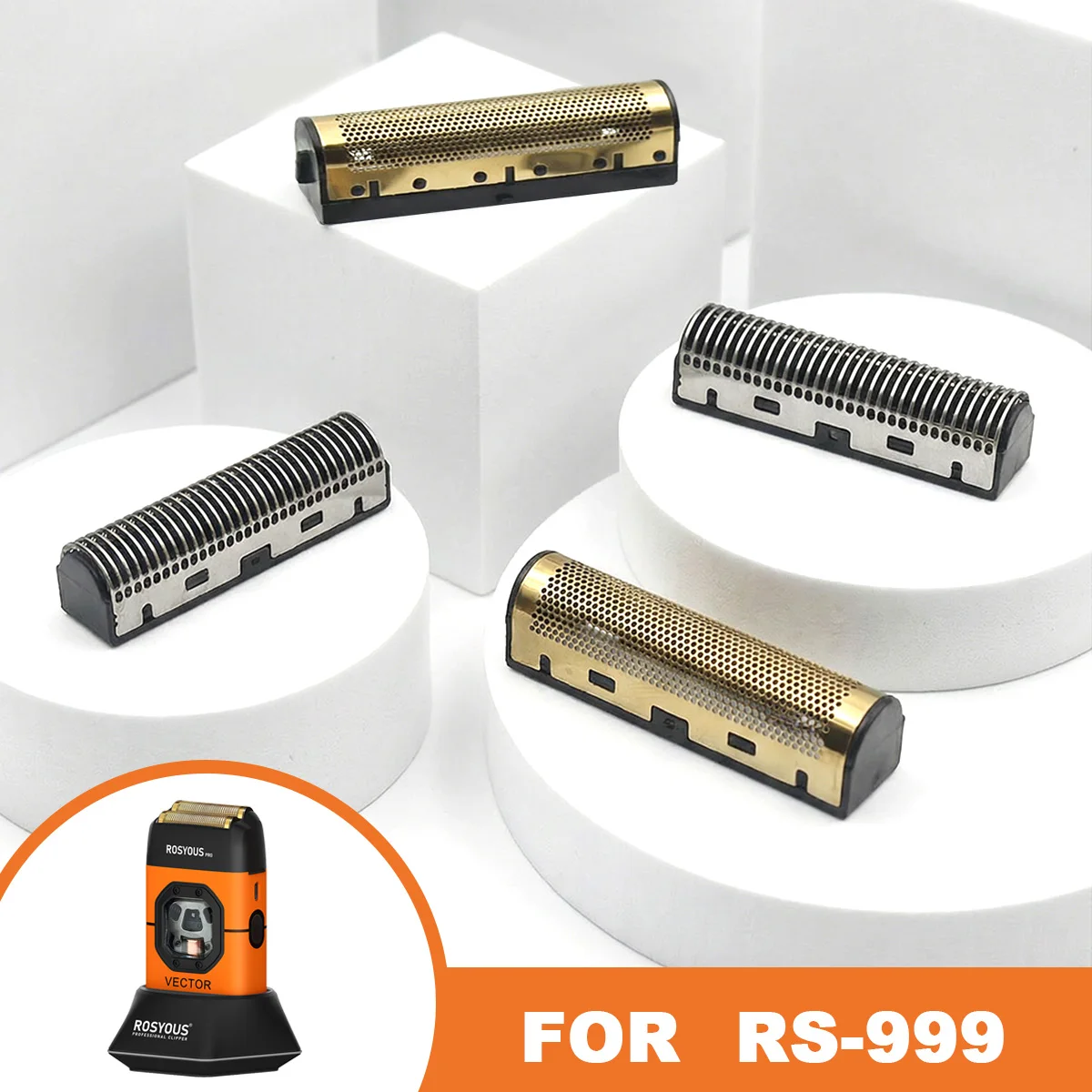For ROSYOUS RS-999 Original Quality Replacement Double Foiled Blade Net Electric Shaver Repair Accessories Wholesales
