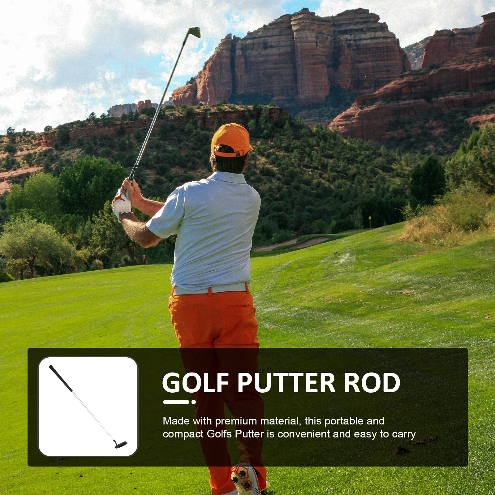 

Golf Putter Foldable Aluminum Alloy Outdoor Practice Training Club For Beginner Aluminum Alloy Golfs Club Golfing Match Supply