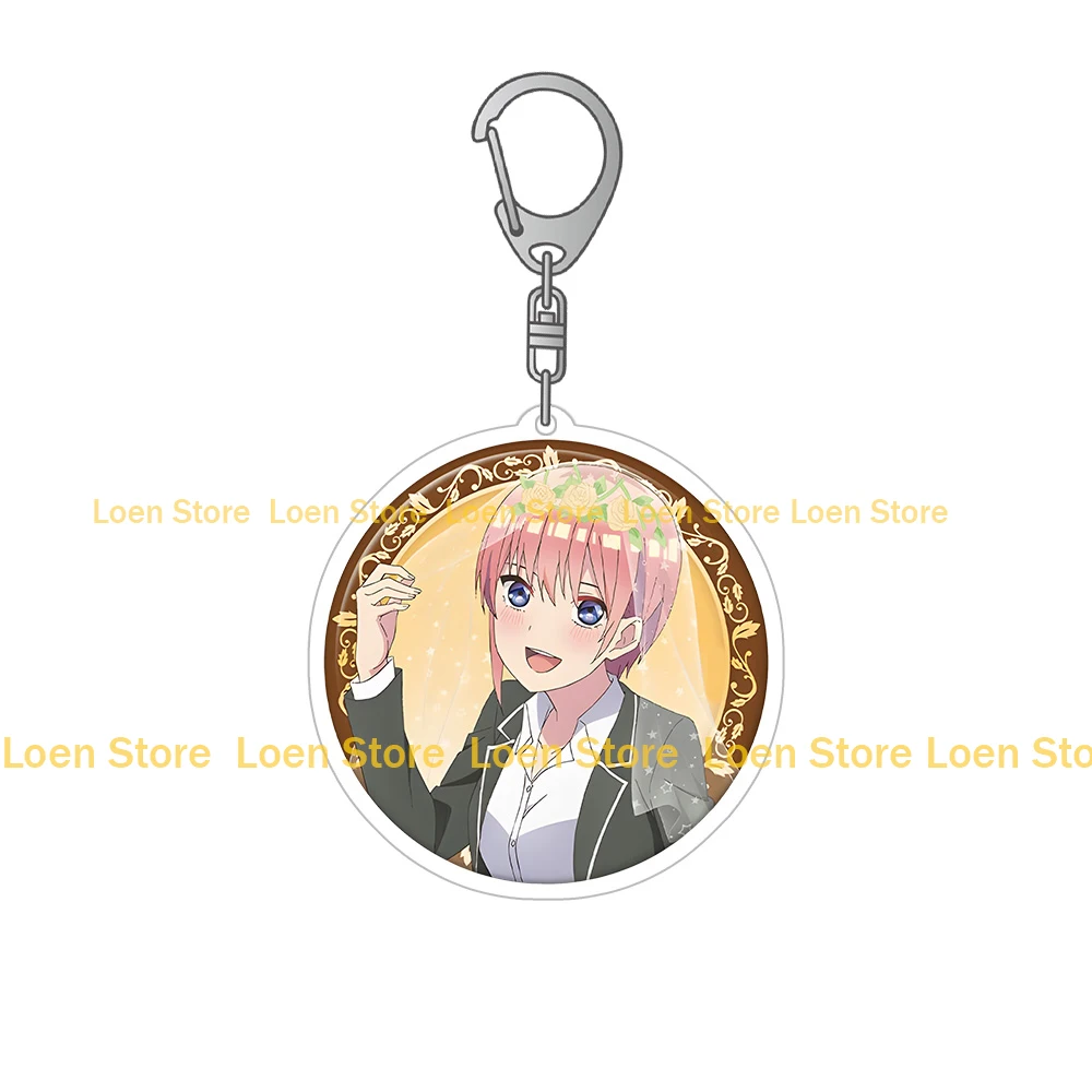 Loen Store The Quintessential Quintuplets  Miku Nakano Ichika Nakano Yotsuba Nakano acrylic keychain Bag pendant holiday gift