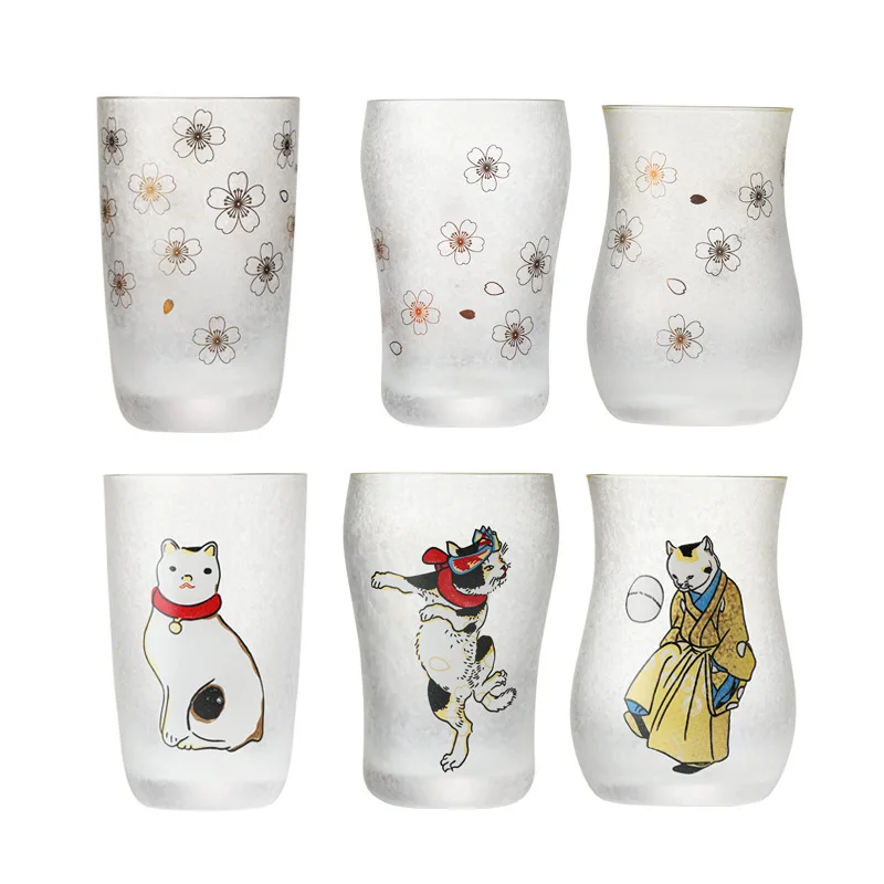 

Snow Ice Crystal Beer Home Office Beer Glass Japanese Tea