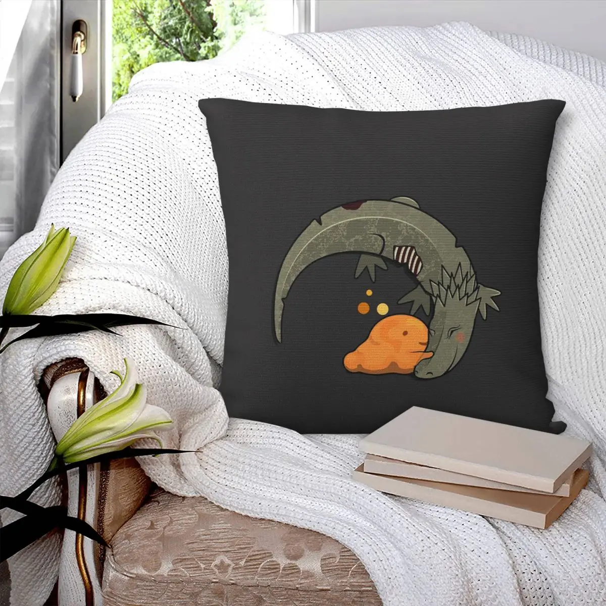 

SCP 999 SCP 682 SCP Foundation Square Pillowcase Cushion Cover Pillow Case Throw Pillow Cover for Home Sofa Living Room