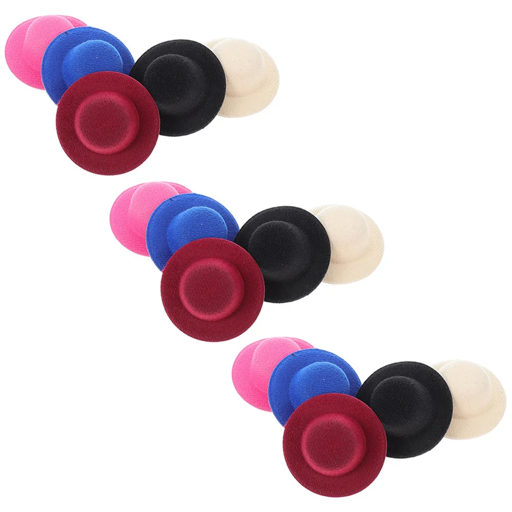 

15 Pcs Bottle Cap Small Hat Baby Photo Ornaments Mini Top Hats for Crafts Cloth Miniature