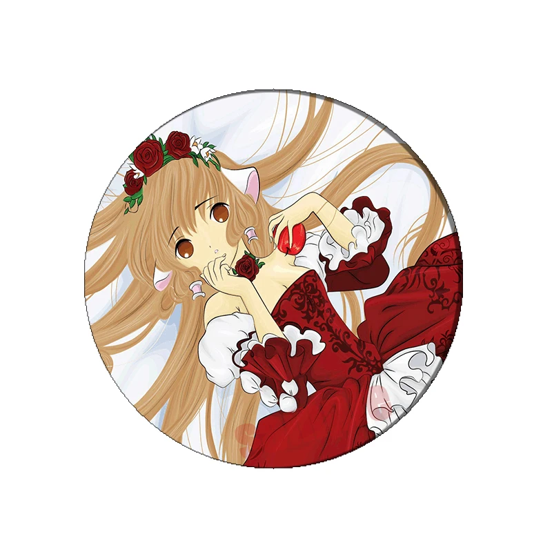 58mm Anime Chobits Brooch Pin Freya Cosplay Badge Accessories Chi Children\'s Clothes Backpack Decoration Gift