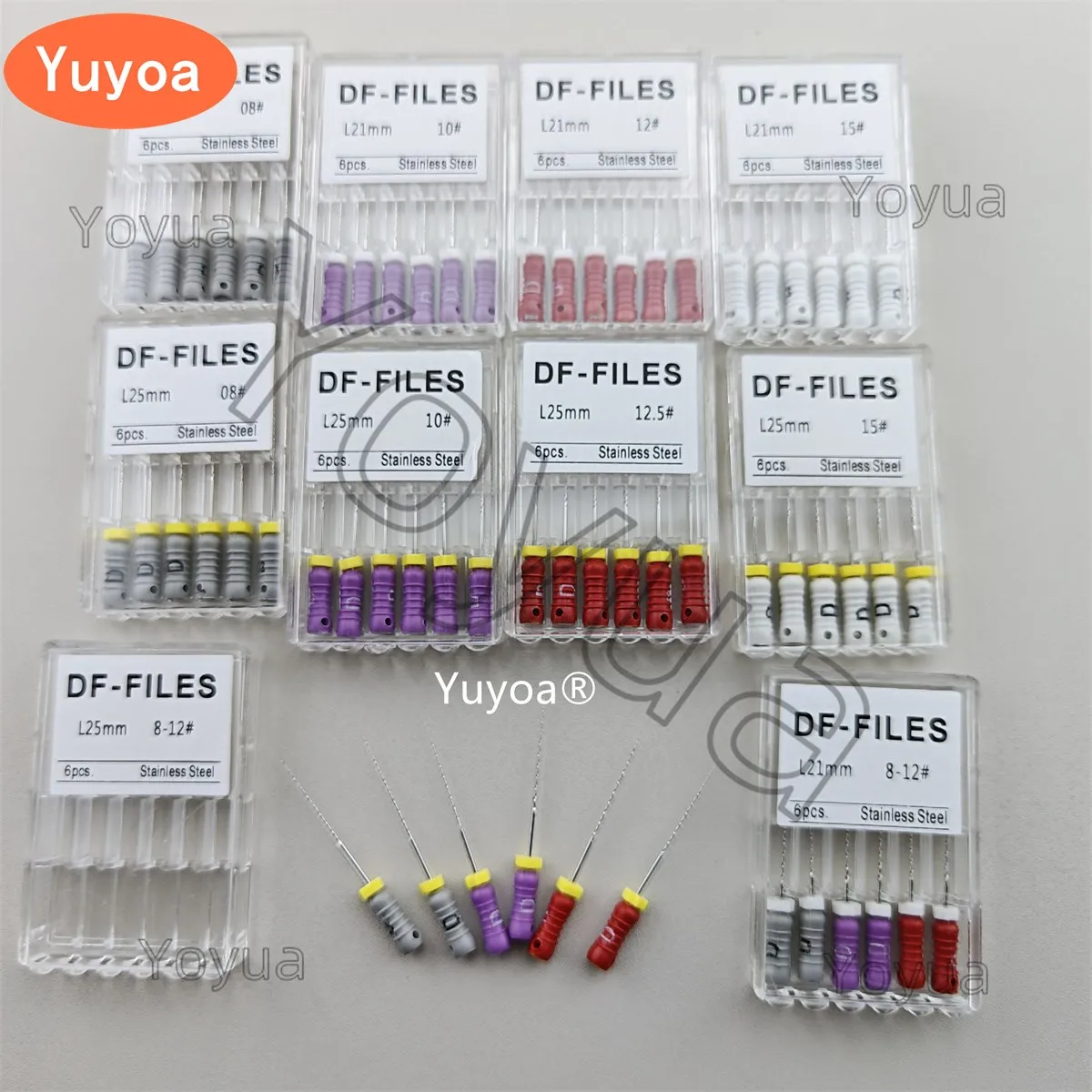 

5 x 6pcs/box Dental D FINDER Files Rotary Files 8 10 12 15 Endodontic Treatment Use For Root Canal Dentistry Endo Instrument