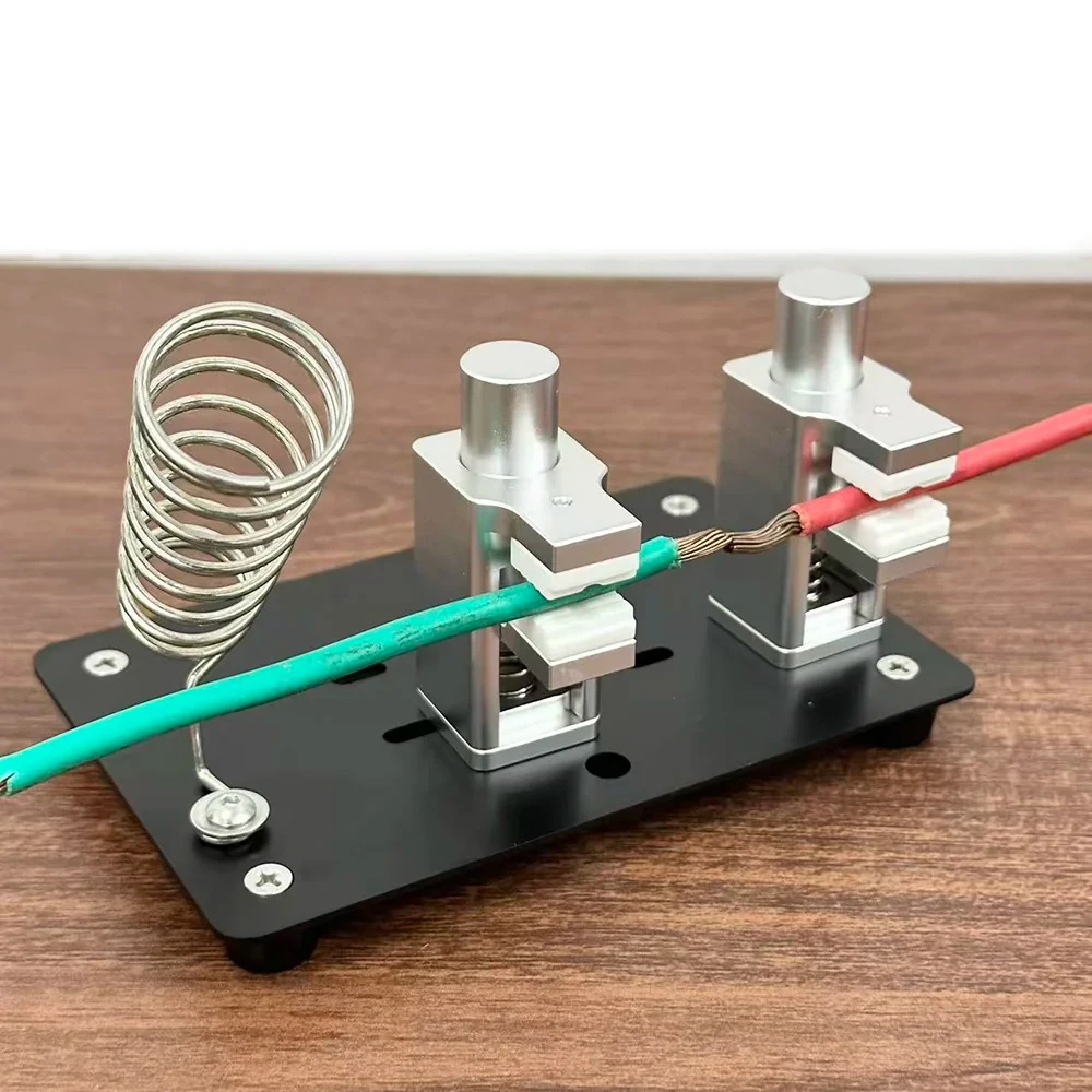 Multi-Functional Ceramic Soldering Wire Clamp PCB Repair Fixture Aluminum Alloy Movable Base