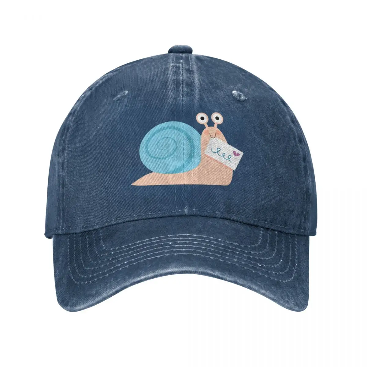 Blue snail mail Cap Cowboy Hat fluffy hat golf hat women Men's