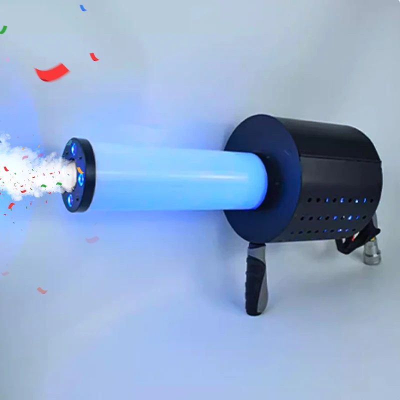 LED Confetti Gun RGB LED Fog Machine  Special Stage Effect Lights For DJ Disco Home Party Nightclub Wedding