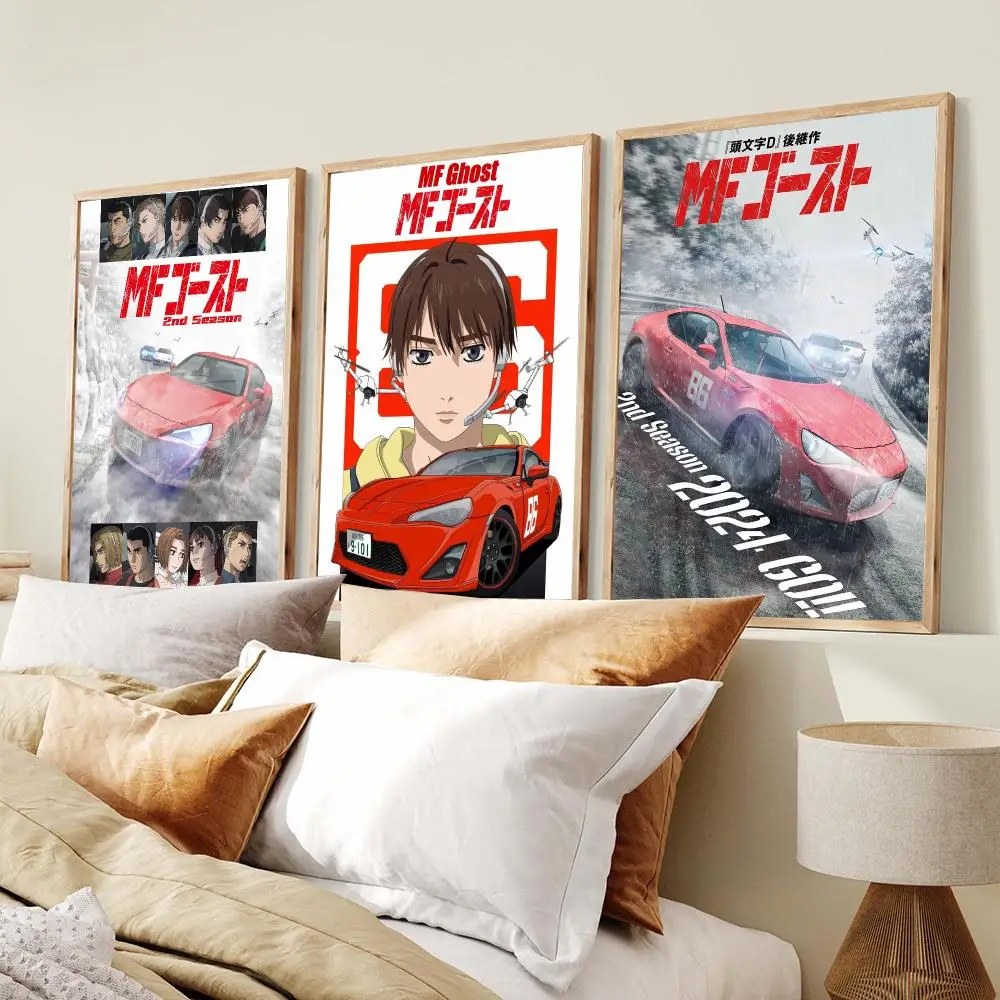 Popular Racing Anime M-MF Ghost Poster PP Wall Decor Posters Celebrity Art Prints Aesthetic Wall Art Bedroom Office Home Gift