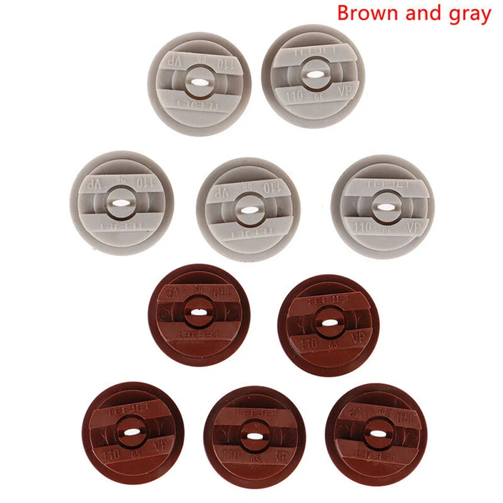 Anti-aging Sprayer Nozzle Fan-Shaped Knapsack 10pcs 110 Degree Blue Brown Green Grey High Pressure Plastic Red