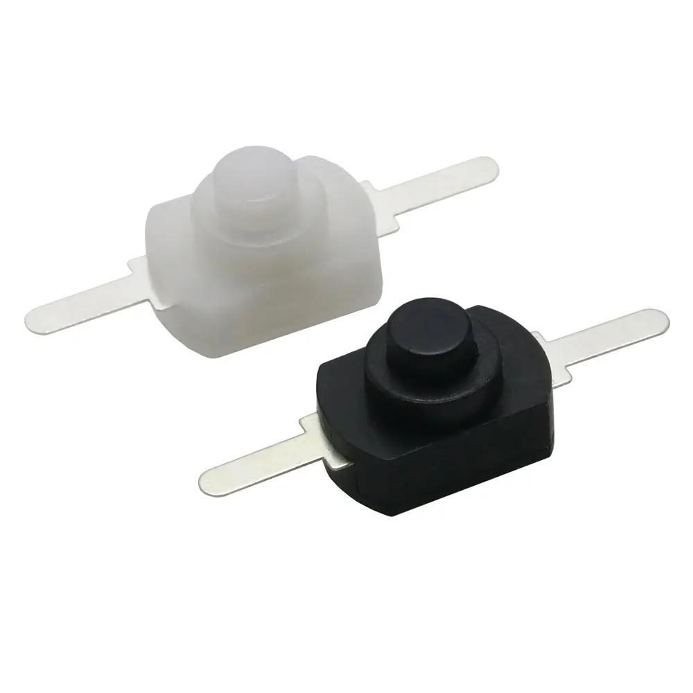 10PCS 12*8MM DC 30V 1A On Off Mini Push Button Switch for Electric Torch 1208YD Self Locking