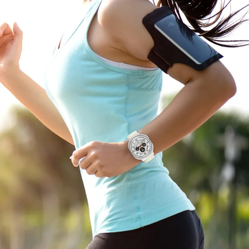 Samsung Galaxy Watch 8 40mm/44mm用公式ナイロンストラップ、Galaxy Watch 8 Classic 46mm用メタル接続式ウォッチバンド