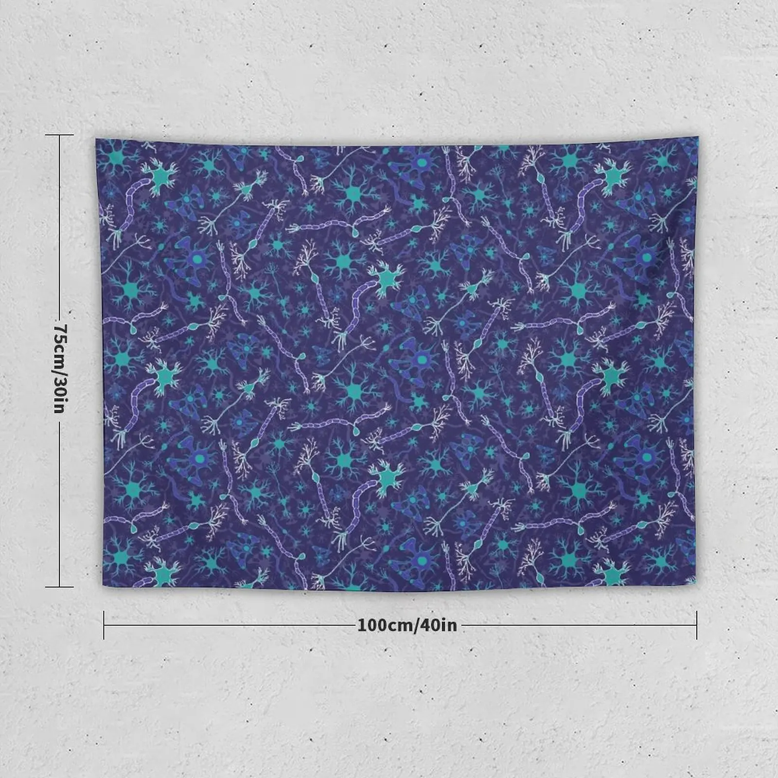Central and Peripheral Nervous System Pattern Tapestry House Decoration Decoration Room Aesthetic Room Decor Wallpaper Tapestry