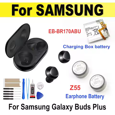 New Battery EB-BR170ABU 42mm 270mAh For Samsung Galaxy Buds+/Buds Plus SM-R175 EP-QR175 Earphone Compartment Headset Battery