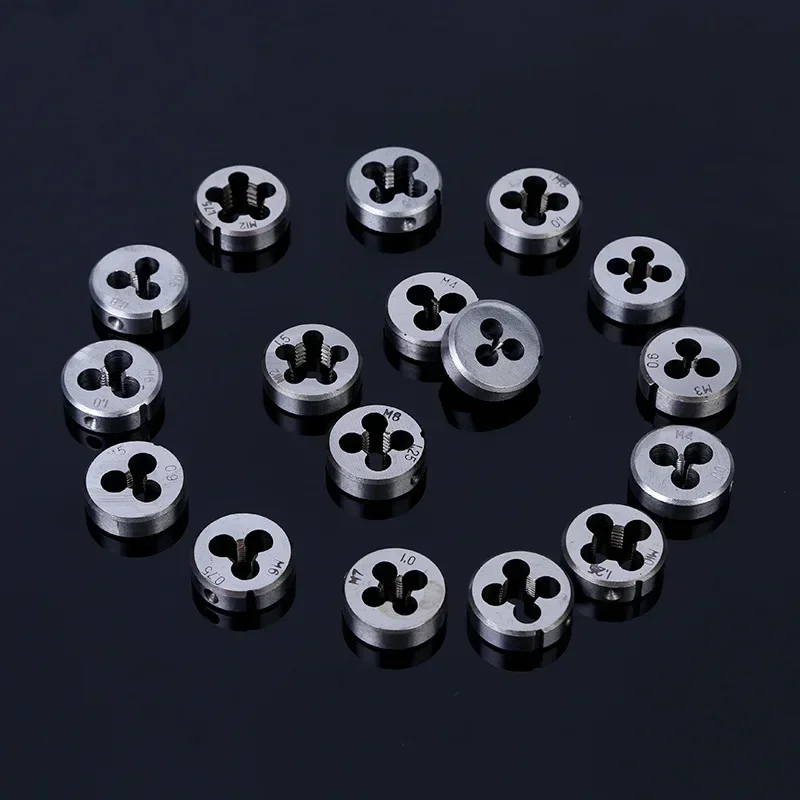 

12-40pcs tap die set M3-M12 Screw Thread Metric Taps wrench Dies DIY kit wrench screw Threading hand Tools Alloy Metal with bag