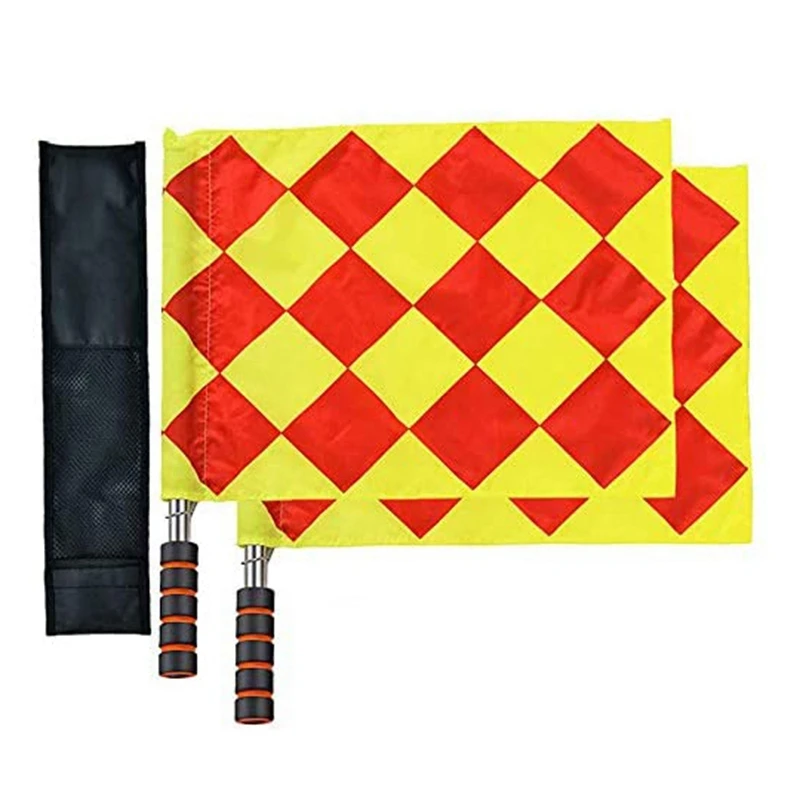 

Football Soccer Referee Flags Football Judge Linesman Sideline Fair Play Sports Match Flags Referee Equipment