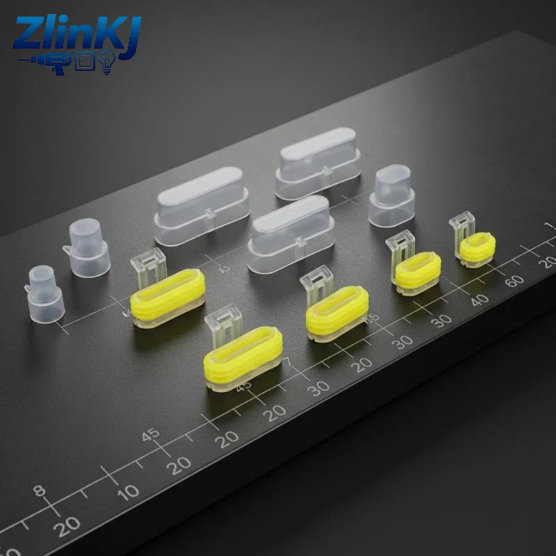 5/10Pcs FCZ 1.5 Series Transparent Dust Cover Connector Fixed Tail Jacket Standard Size for Electronics Factory Assembly Line