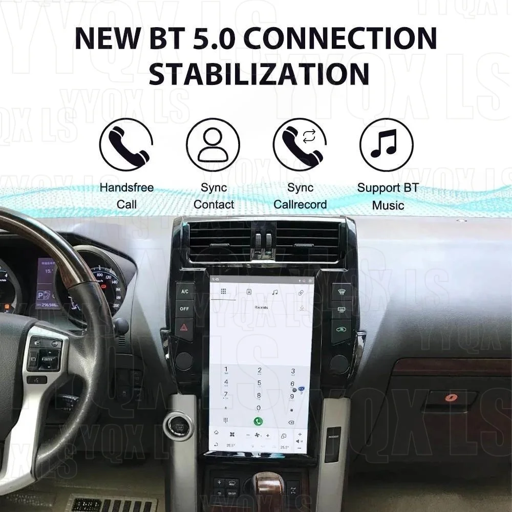 For Toyota Land Cruiser Prado 150 2010~2017 Android Auto Touch Screen Multimedia Video GPS Navigation Stereo Car Radio Audio
