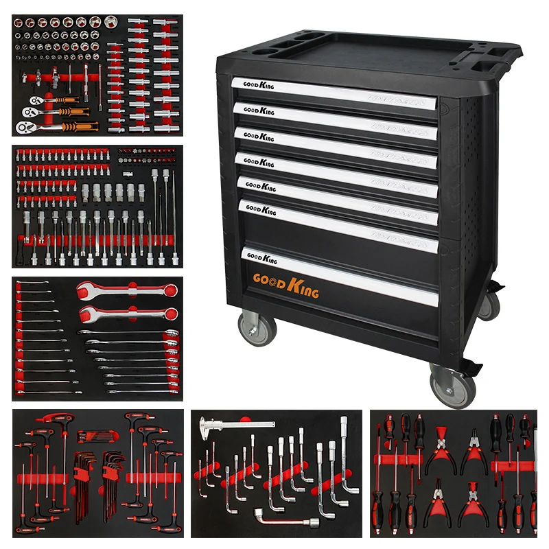 421pcs Tool Cabinet with Tool Advanced Durable American Professional Workshop Garage Toolbox Trolley Tool Cabinet Toolbox