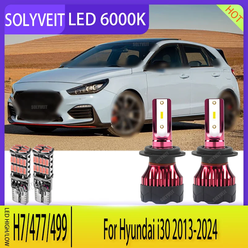 

Safety-First Design 6000k White LED High Bright High Low Beam For Hyundai i30 2013 2014 2015 2016 2017 2018 2019 2020-2024