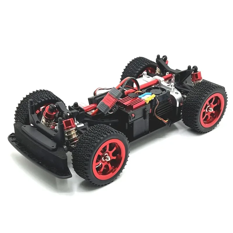 Usado para mjx 1/14 14301 14302 14303 wltoys 1/14 1/12 rc peças de carro metal atualizado rodas pneus