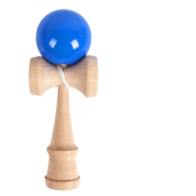 ORFOFE – 2 Kendama En Bois – Jouet éducatif Coordination – Fête, Plage, Voyage – Taille 10x3 Cm – Couleurs Aléatoires