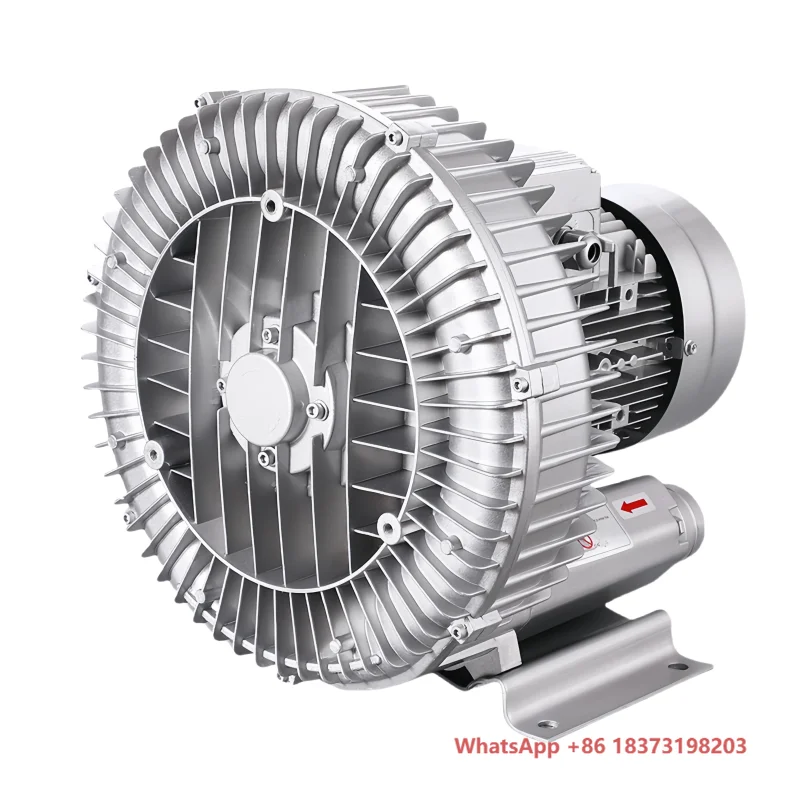 

Factory Direct High Pressure Side Channel Blower Electric 380V air Blower 5.5KW 7.5KW 9.0KW Ring Blower Aerator