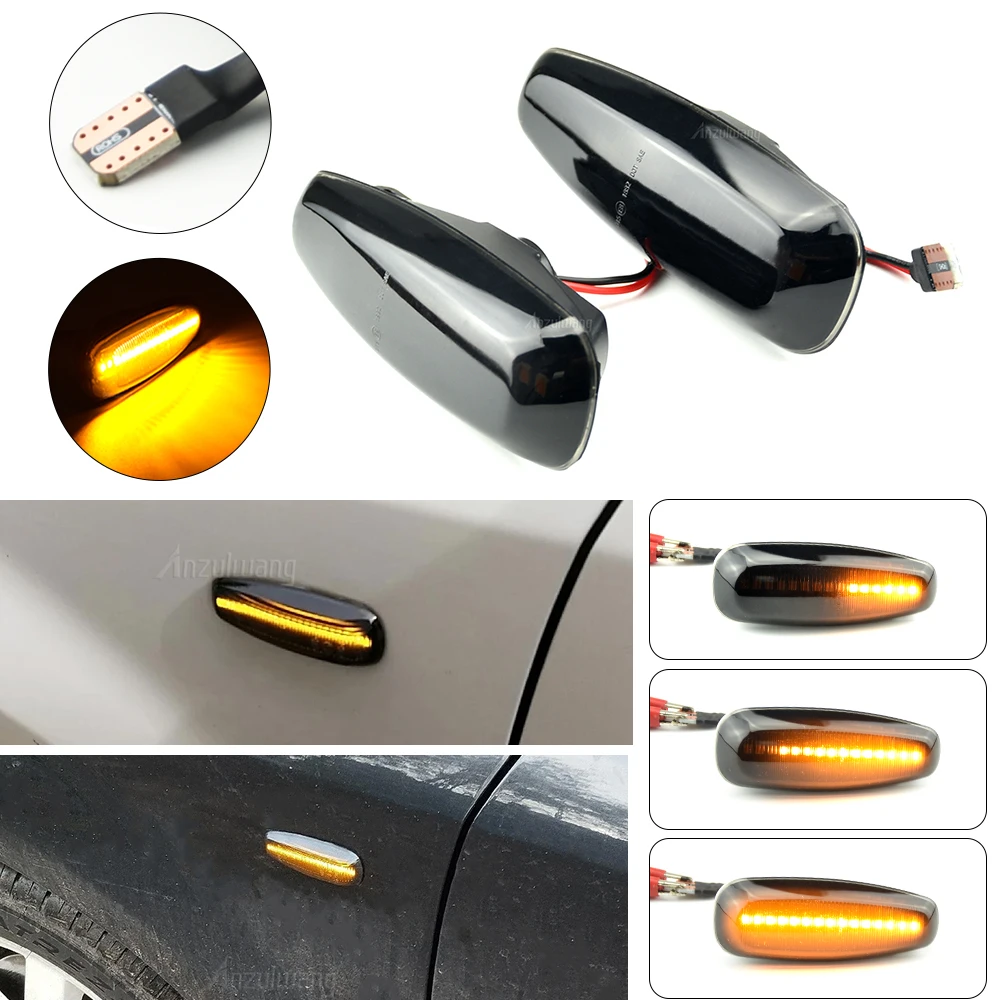For Kia Pro Ceed Estate Rio III Hyundai Elantra I30 Dynamic Flowing LED Turn Signal Light