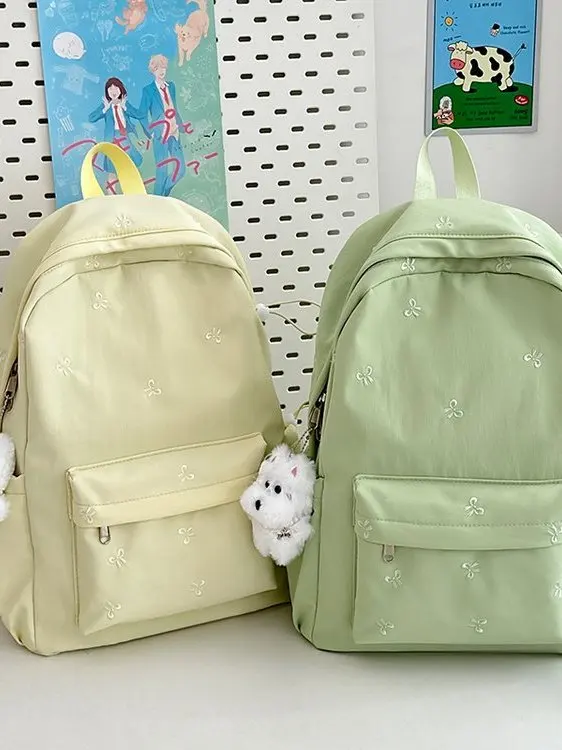 

BrandyMelville Floral Canvas Bapa Women's Sports Travel Bag Trendy Double-oulder Bag College Sle Summer 2025