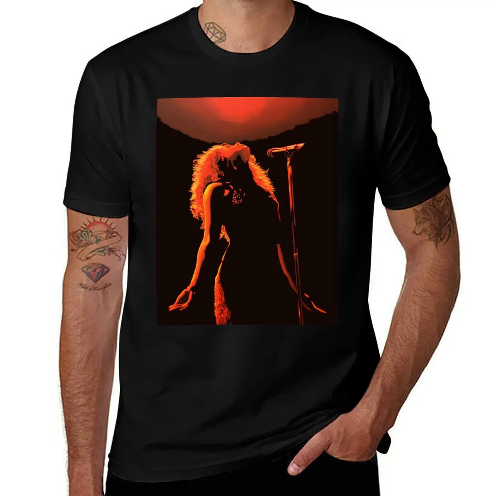 

T-Shirt cotton t T-Shirt shirt cotton man shirt tshirt luxury man 100% t Shakira Painting
