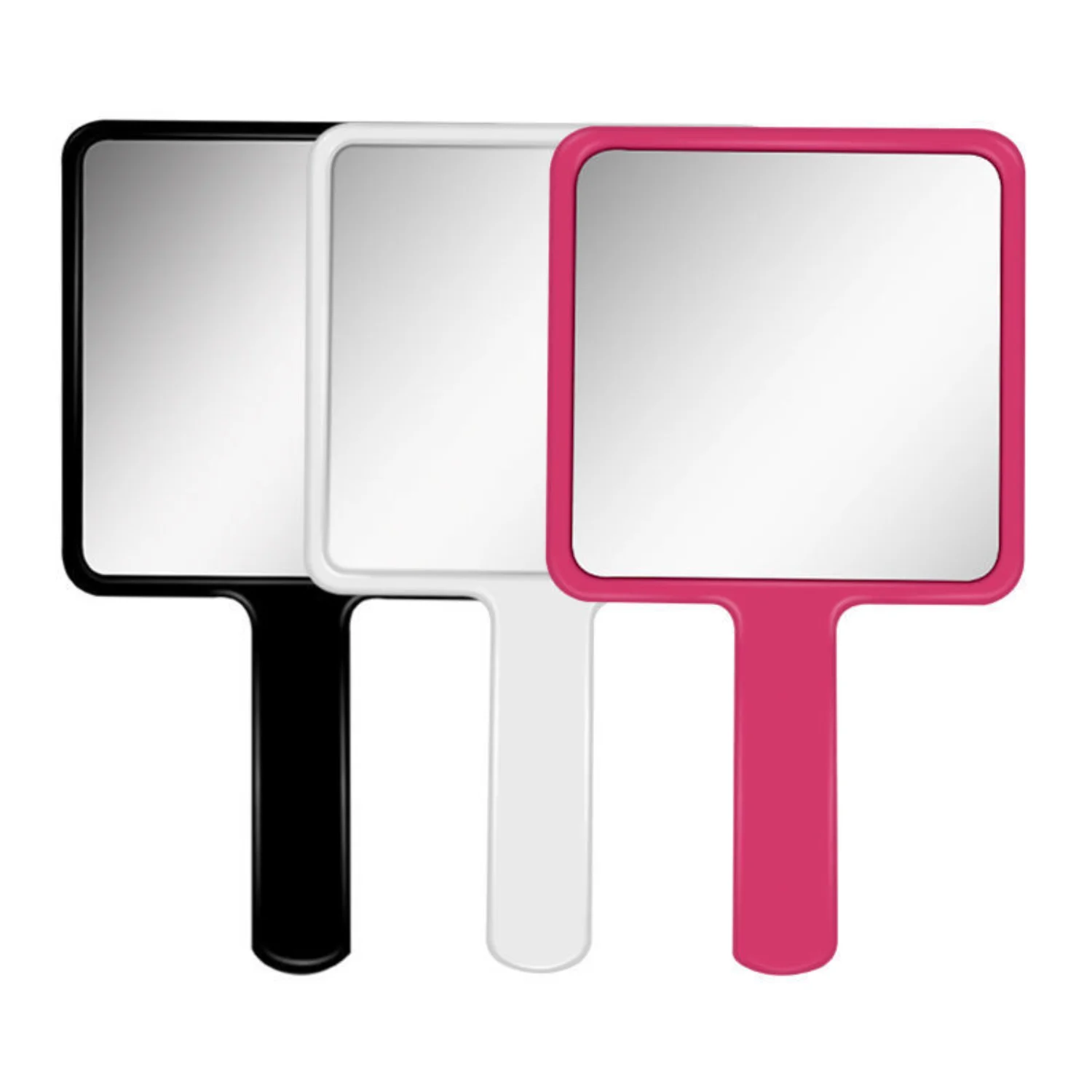 Handheld Square Makeup Vanity Mirror with Handle for SPA Salon and Eyelash Extensions Decorations for bedroom Rhinestone mirror