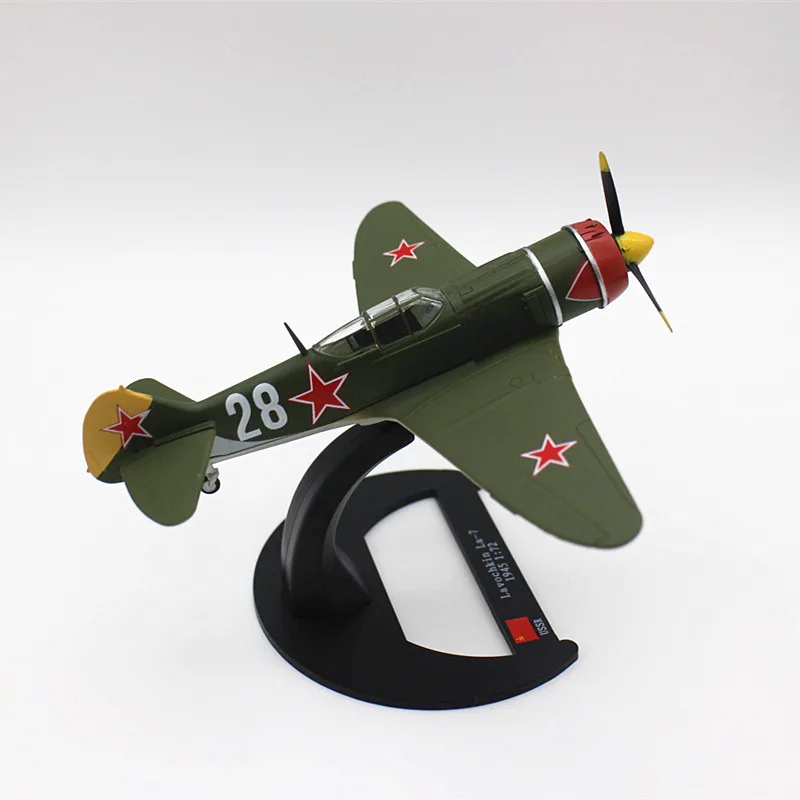 Lavochkin Air Force Alloy Model, Avião Militar Coleção Aeronaves, Diecast Aircraft, Segunda Guerra Mundial La-7 Fighter, 1944, 1: 72