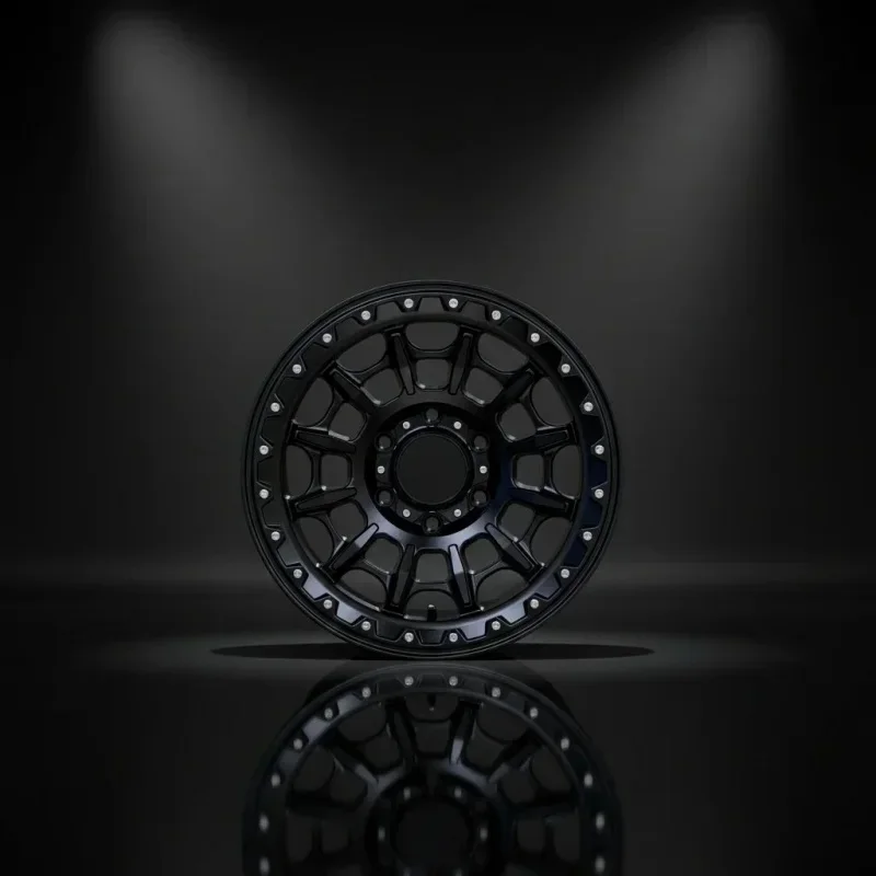 Roll Bar Heavy Duty Spin Forged Black Aluminum Alloy Wheel Rims 17 18 Inch 8.5J 9.0J Universal Offroad Pickup Truck Modification