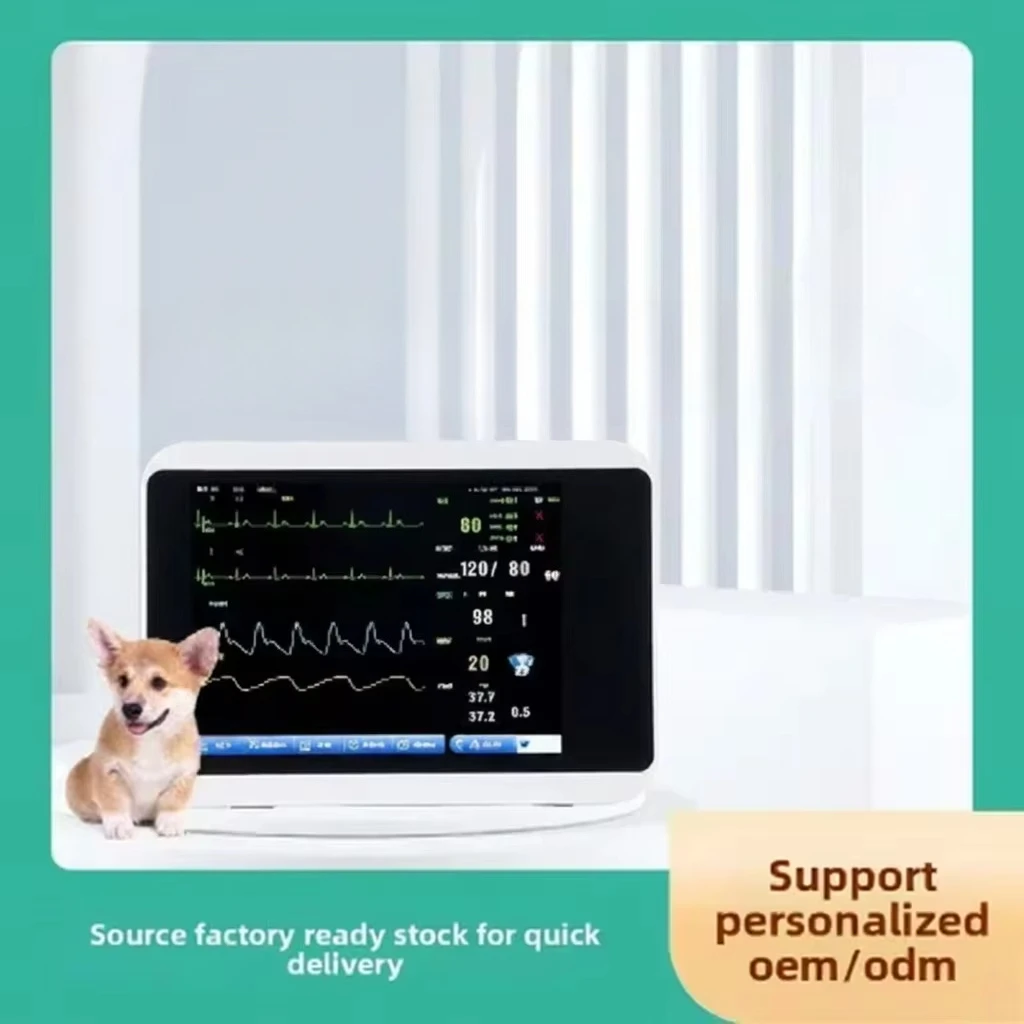 Veterinary Multi-Parameter VM12 ECG for Dogs Cats Pet Clinic Hospital Use CE OEM