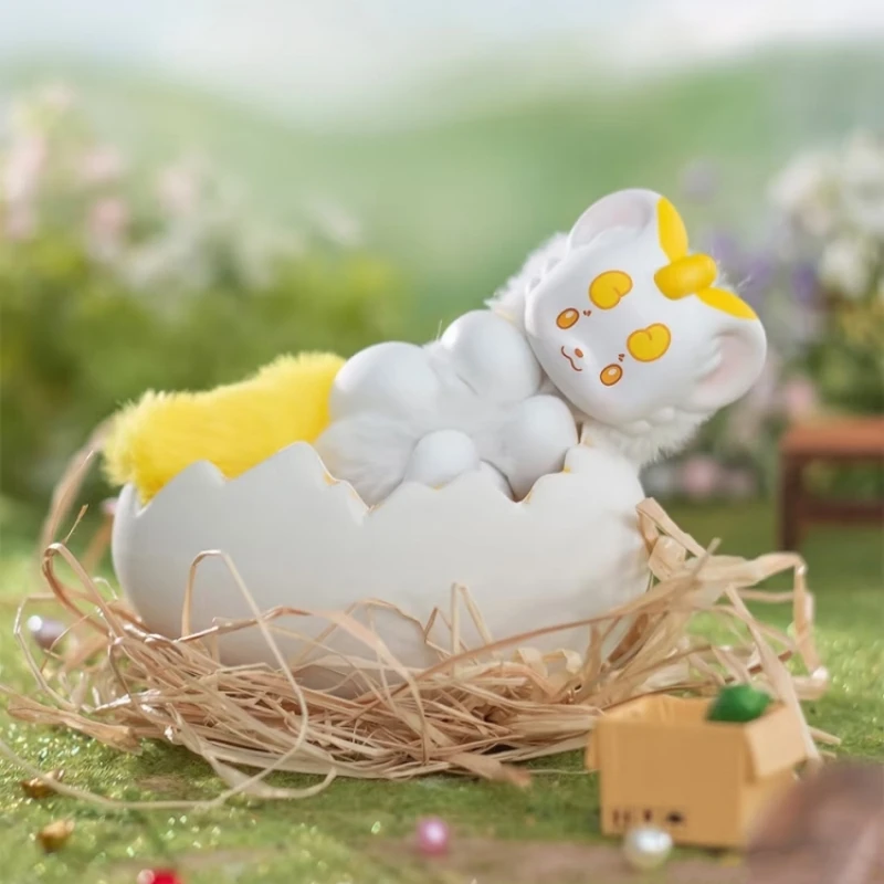 Autêntica besta na mão com série espírito caixa cega boneca de pelúcia pendurado decoração boneca pingente presentes bonitos ao redor