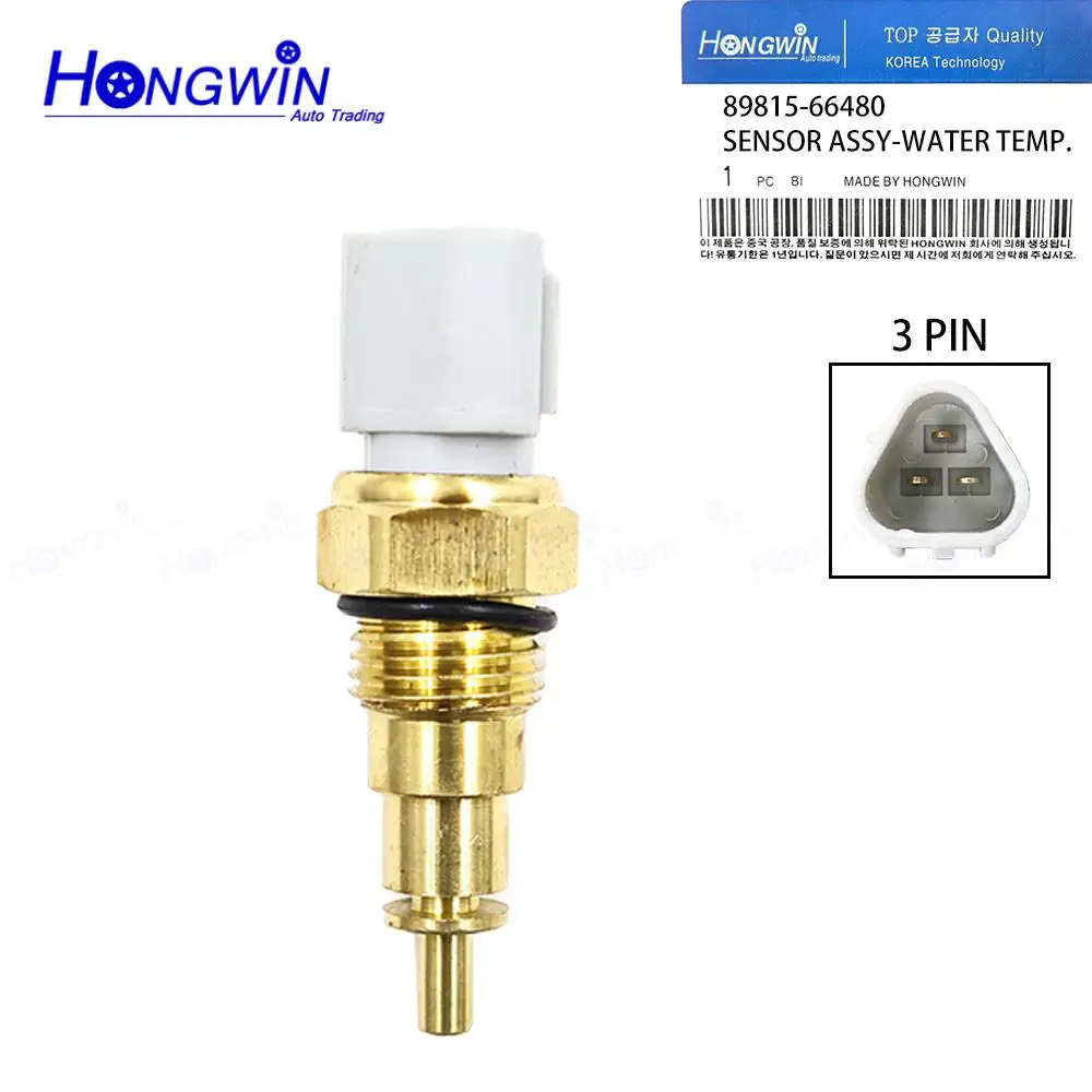 8981566480 Water Temperature Sensor Fits John Deere Excavator 135D 135G 190GW Coolant Sensor Fit Isuzu 4HK1 4JJ1 6UZ1